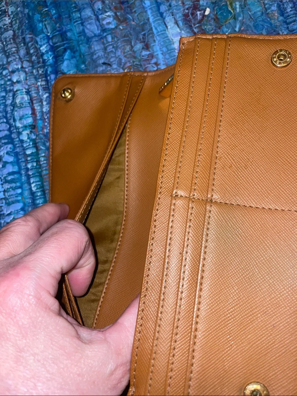 Tory Burch Continental Wallet with Gold Logo